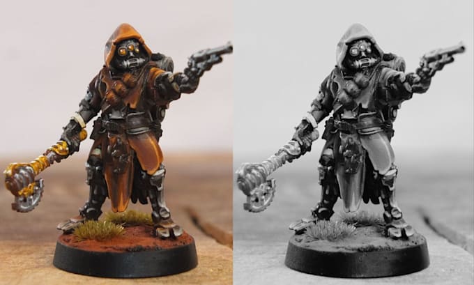 Gig Preview - 3d print and paint minifigure model warhammer painting 40k dnd boardgame figure