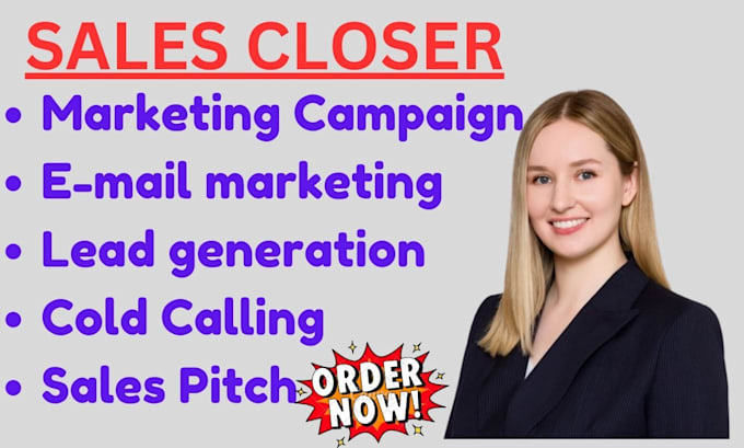 Bestseller - do sales closing, cold calling and generate leads for your business