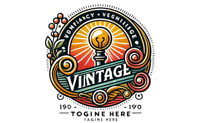 Gig Preview - Create a premium vintage logo design