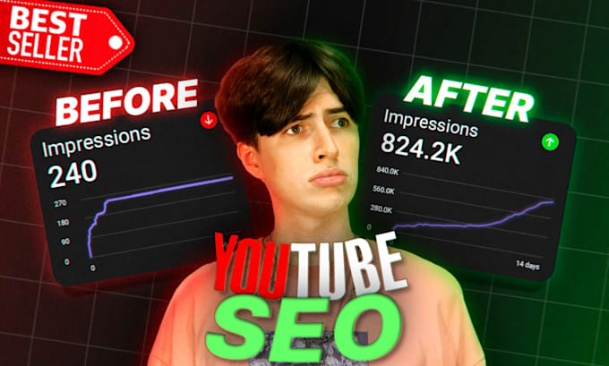 Gig Preview - Do best youtube video SEO expert optimization and channel growth manager