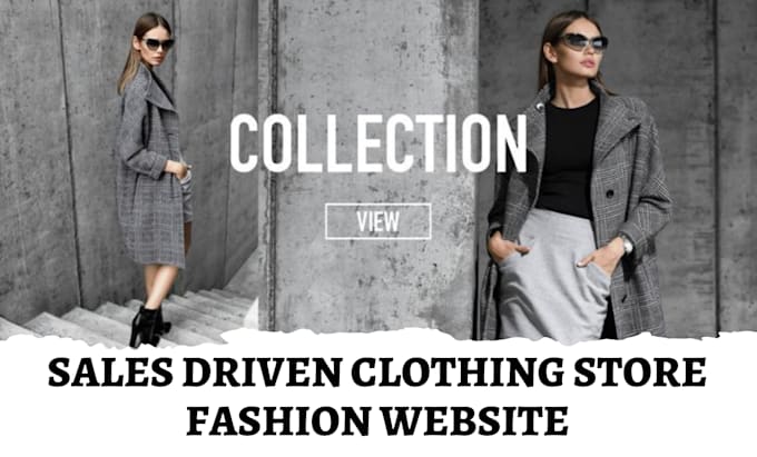 Gig Preview - Design shopify clothing website fashion store clothing store fashion website