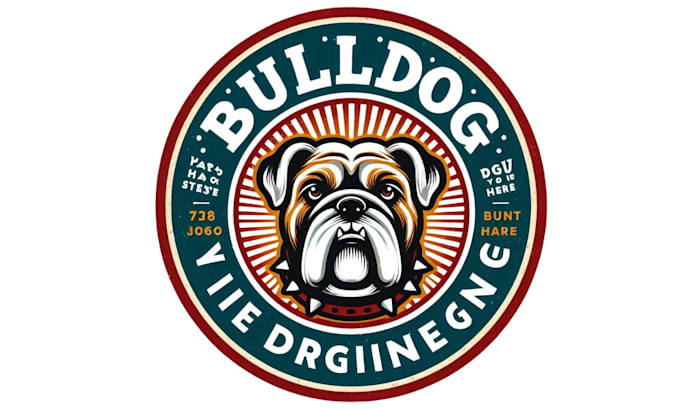 Gig Preview - Design moden bulldog logo