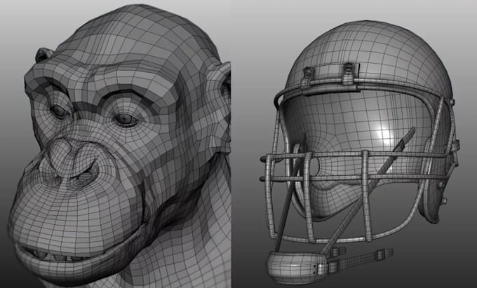 Bestseller - retopology 3d model and unwrap it with the best uv map