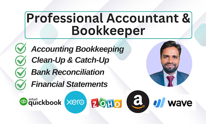 Gig Preview - Do bookkeeping clean up bank reconciliation in quickbooks, xero, wave