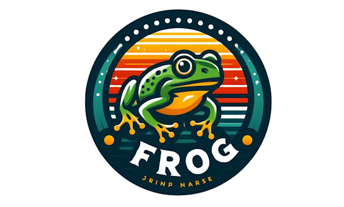 Gig Preview - Do modern frog logo