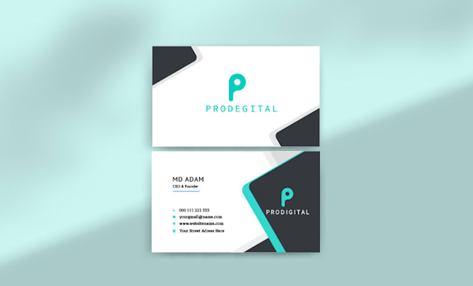 Gig Preview - Create professional business card design print ready