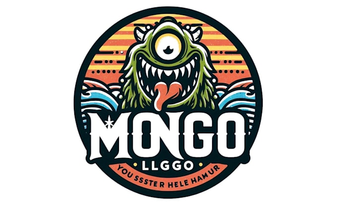 Gig Preview - Design luxury monster logo