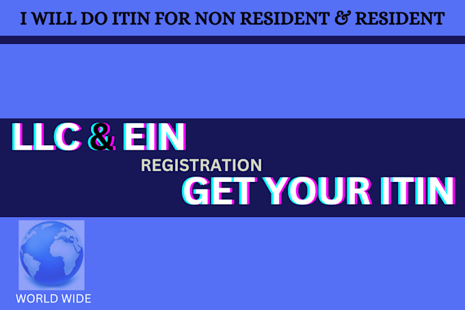 Bestseller - get you your llc, ein, itin, individual taxpayer number as irs caa