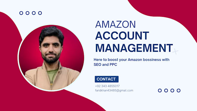 Gig Preview - Manage your amazon accounts and optimize through SEO and PPC