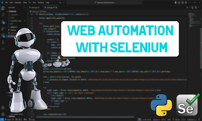 Gig Preview - Develop an automation bot using selenium and python