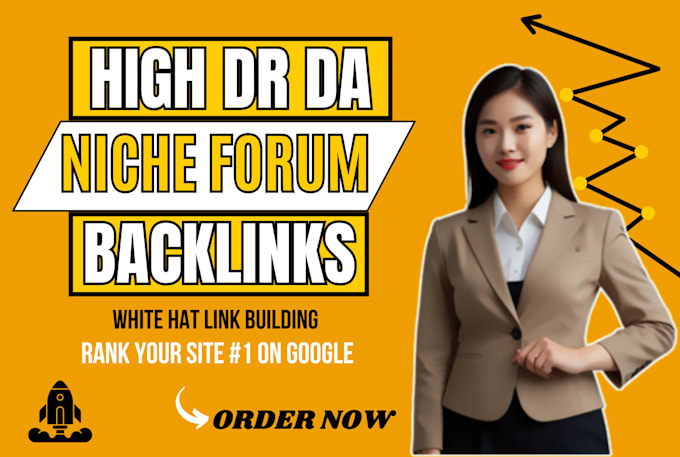 Gig Preview - High DR da niche forum SEO backlinks