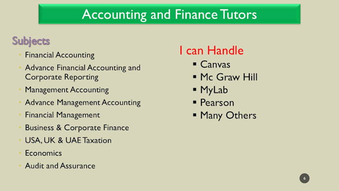 Bestseller - tutor you accounting, finance, audit, tax and economics