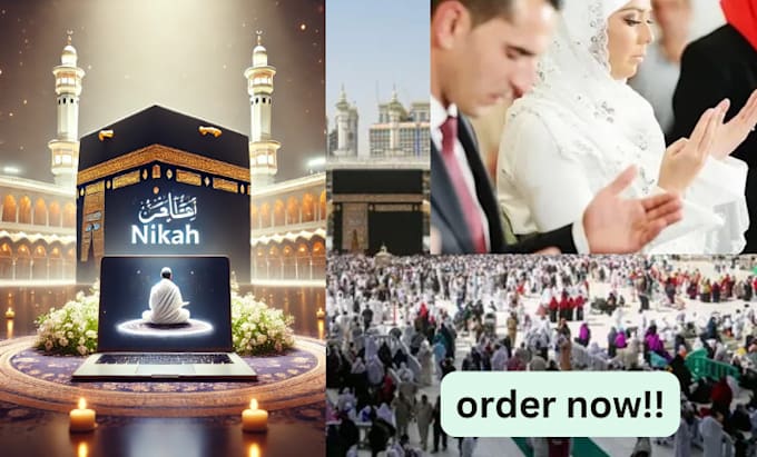 Gig Preview - Perform online nikah and special dua from the holy city of mecca