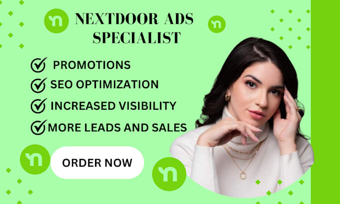 Gig Preview - Create targeted nextdoor ads campaign with ads manager and optimize in 24hrs