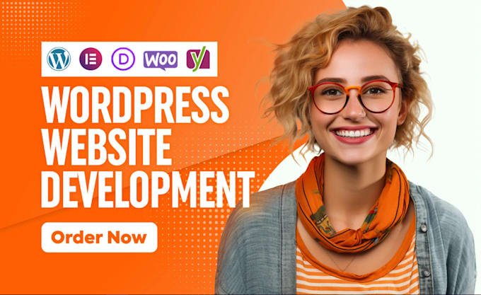 Gig Preview - Develop custom wordpress website design or business website