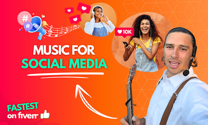 Gig Preview - Create music for your shortform social media content to grow online