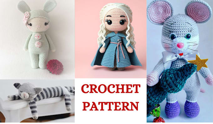 Gig Preview - Create amigurumi crochet halloween patterns handmade with love