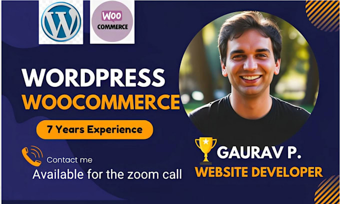 Gig Preview - Wordpres developer,expert wordpress designer,custom website development