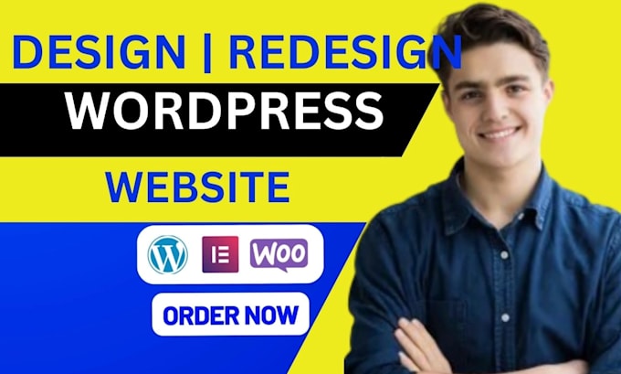 Gig Preview - Build, design, redesign, develop, update, clone, or customize wordpress website