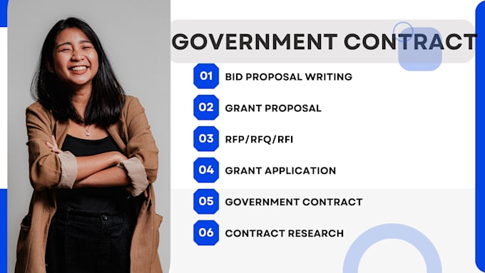 Gig Preview - Expert rfp, rfq bid proposal writing to win government contract bid proposal