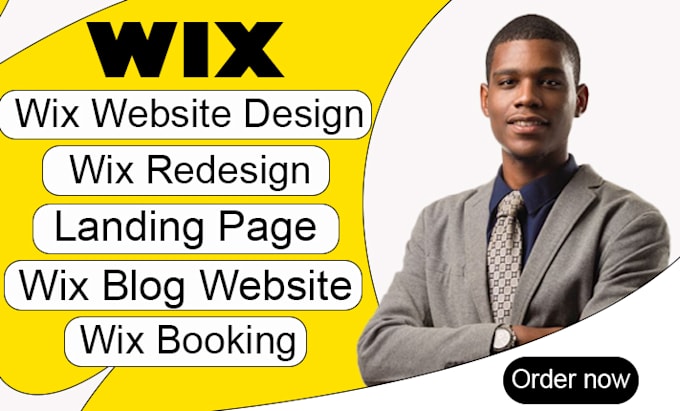 Gig Preview - Redesign wix website, design wix website wix redesign website