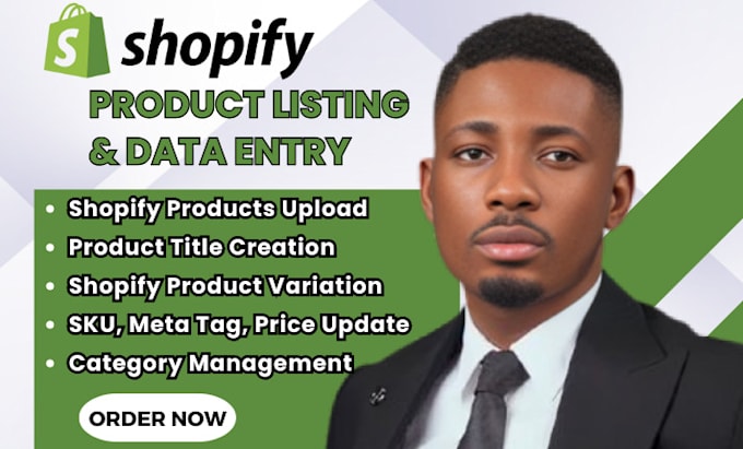 Bestseller - do shopify product listing, shopify product upload and data entry