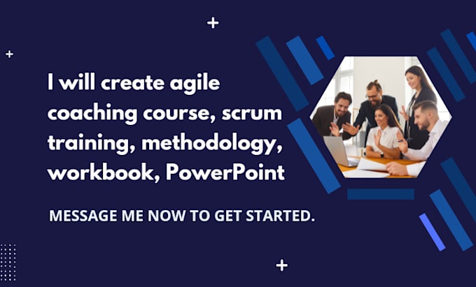 Gig Preview - Create agile coaching course, scrum training, methodology, workbook, powerpoint