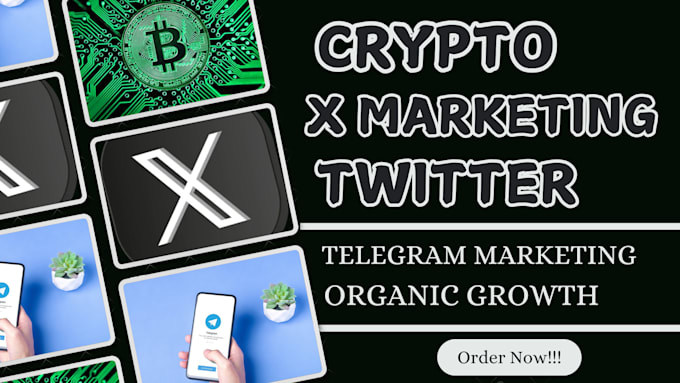 Gig Preview - Viral crypto twitter x marketing crypto telegram promotion for real growth