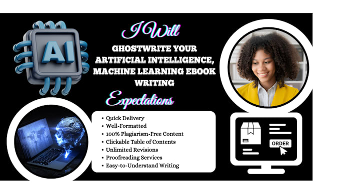 Gig Preview - Ghostwrite your artificial intelligence, machine learning ebook writing