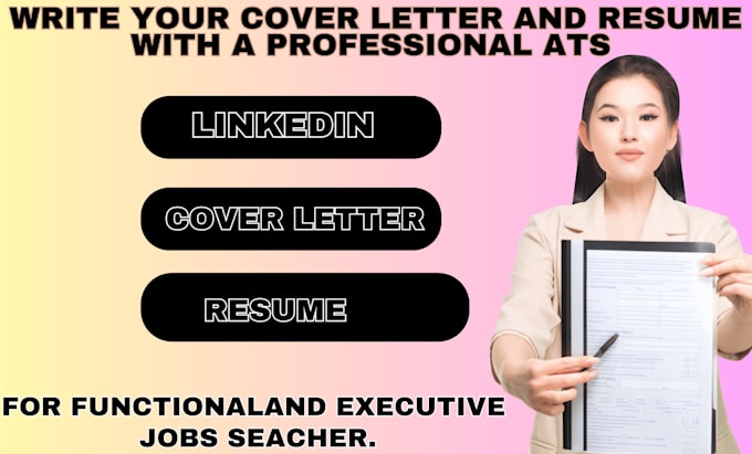 Gig Preview - Write your resume cover letter and optimize linkedin