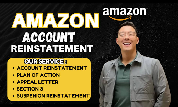 Gig Preview - Do amazon account reinstatement amazon reinstatement suspended account