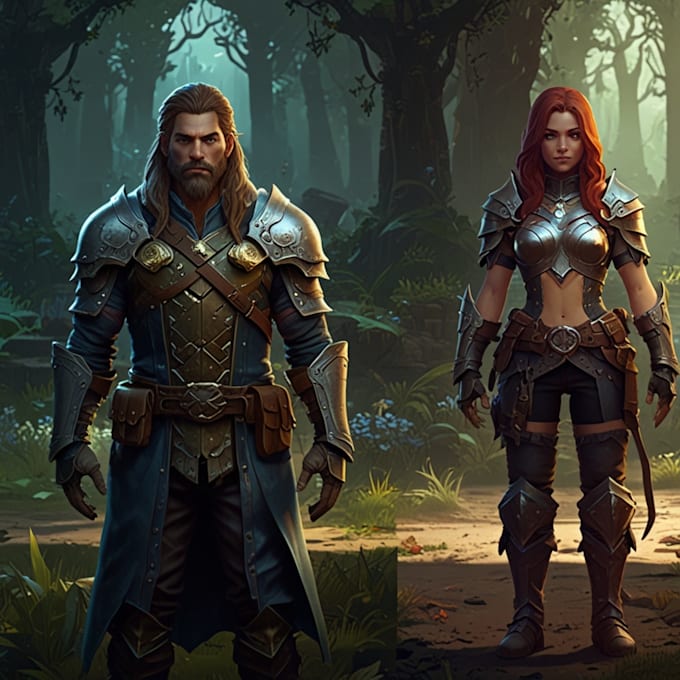 Bestseller - make fantasy style game art or character idea art