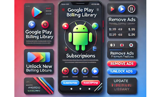 Bestseller - integrate google play billing library, purchases, subscriptions in android apps