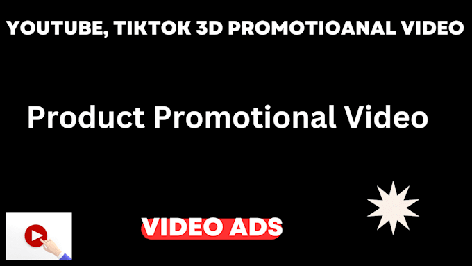 Gig Preview - Create youtube, tiktok product promotional video or short commercial video