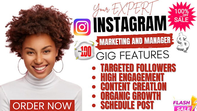 Gig Preview - Be your social media marketing manager content creator for instagram, facebook