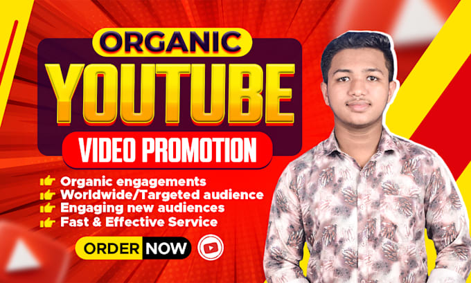 Gig Preview - Do youtube marketing and organic video promotion to grow your audience