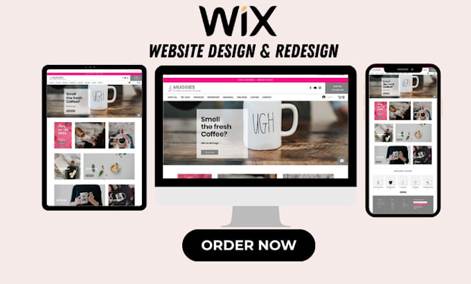 Gig Preview - Create wix website design do wix website redesign wix ecommerce wix studio