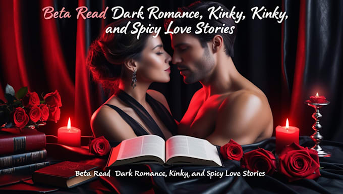 Gig Preview - Beta read dark romance, bdsm, smut, kinky, spicy nsfw stories, novella story