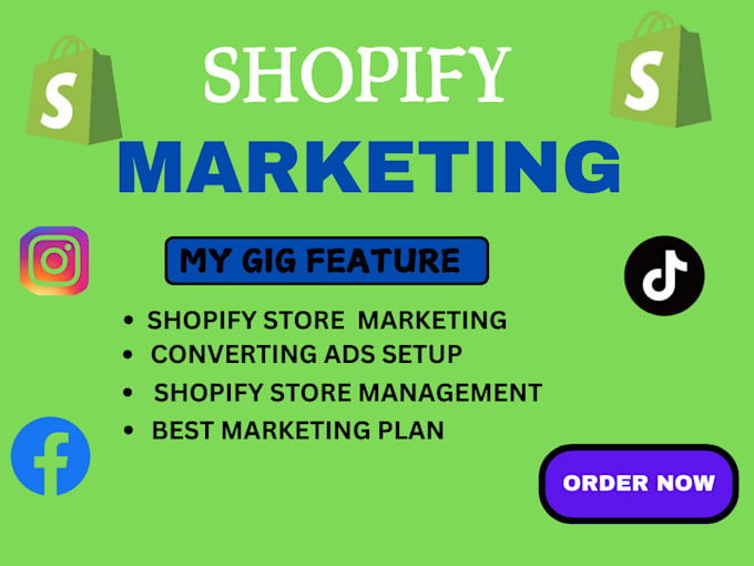 Gig Preview - Boost shopify sales, shopify dropshipping marketing or shopify store promotion