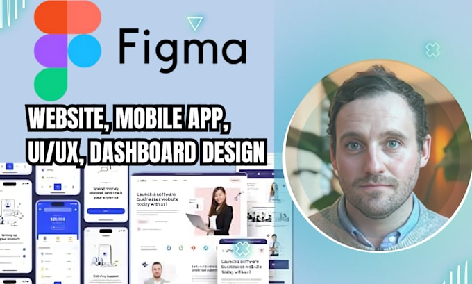 Gig Preview - Do figma website design, website UI UX design moblile app UI UX dashboard design