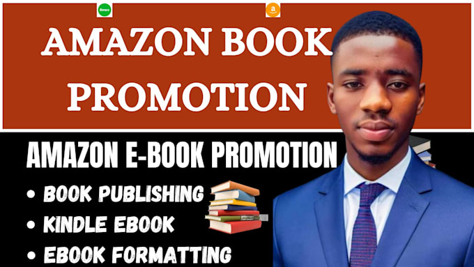 Gig Preview - Do amazon kdp book publishing formatting ebook promotion kindle ebook publishing