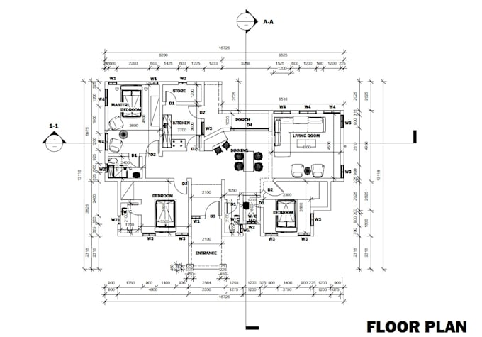 Gig Preview - Do 2d 3d floor plan design house design elevation exterior design 3d modelling