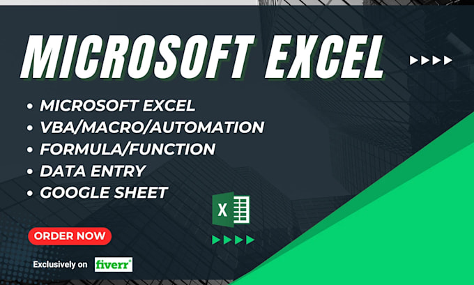 Gig Preview - Create microsoft excel vba marco