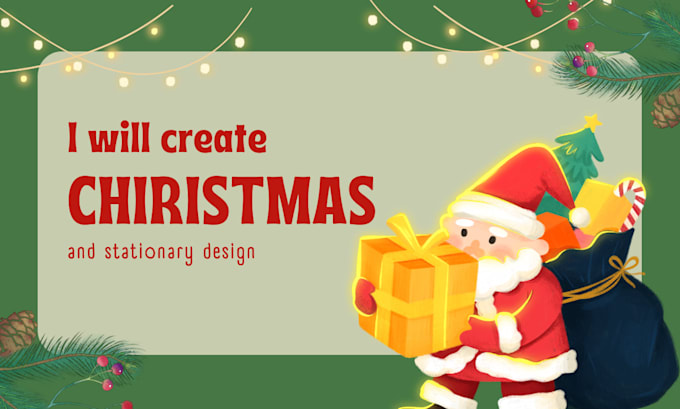 Gig Preview - Create christmas card and stationary designer