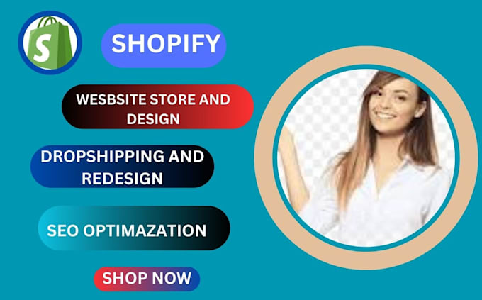 Gig Preview - Create a clothing shopify store and dropshipping website