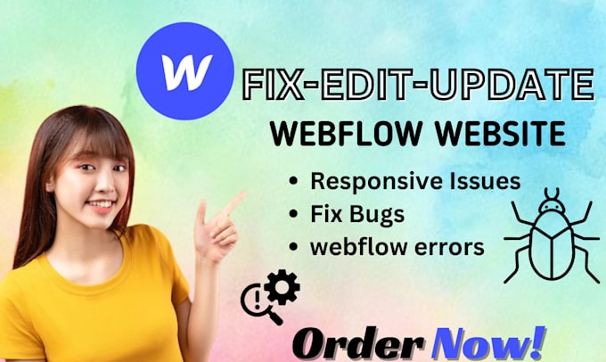 Gig Preview - Fix webflow errors, responsive issues, update webflow, convert figma to weblow