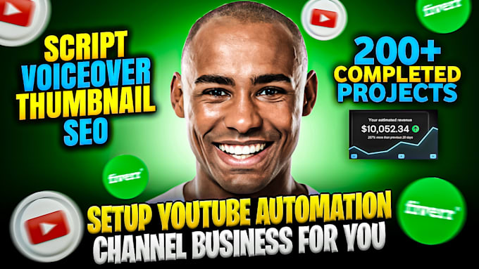 Gig Preview - Setup youtube automation channel business for you and create cash cow videos