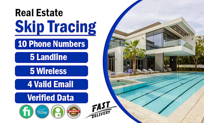 Gig Preview - Do property search and skip tracing for real estate business