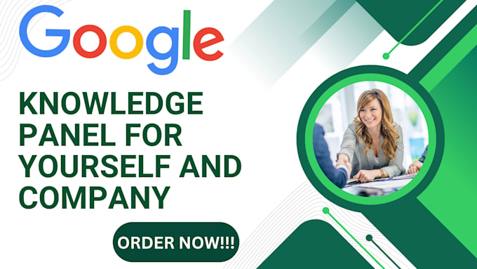 Gig Preview - Create a verified google knowledge panel for individuals or businesses