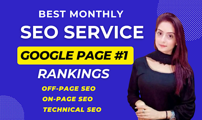 Gig Preview - Do monthly SEO service link building for 1st page google ranking